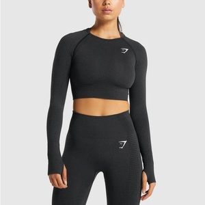 VITAL SEAMLESS 2.0 SET (long sleeve crop top and leggings) - medium